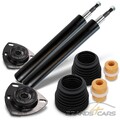 ATEC 2x ÖL ÖLDRUCK STOSSDÄMPFER+DOMLAGER+PROTECTION-KIT VORNE FÜR AUDI 100 C4 4A