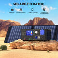 Tragbar Powerstation 1500W Solargenerator Akku Station Powerbank Camping Home