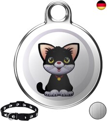 Rppiup GPS Tracker für Katzen Hunde, Mini GPS Tracker Hund Katze Ohne ABO, 