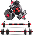 Hanteln Set, Kurzhanteln Verstellbar, 2Er Hantelset,Kurz Lang Dumbbell,Einstellb