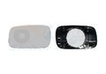 VAN WEZEL Spiegelglas, Außenspiegel Rechts u.a. für SEAT, VW