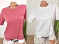 Superdry Shirts 2er Set Gr. XS 36 S 38 L 42 rosa weiß Doppelpack T-Shirt