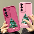 HandyHülle Für Samsung A56 A17 A36 A16 A25 A35 A14 A05 Weihnachtsbaum Soft Cover