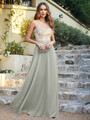 Damen Abendkleid Abschlussballkleid Hochzeitskleid Cocktail Party Kleid, Hellgra