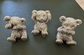 Metall Deko 3 Teddy‘s Three Wise Skulptur Figur Bären