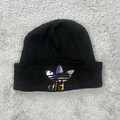 Adidas Unisex Mütze Beanie schwarz Wintermütze Strickmütze OneSize Retro Vintage
