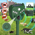 Solar Katzenschreck Ultraschall Tiervertreiber Abwehr für Garten Wirksam Gegen