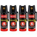 Ballistol PFEFFER-KO FOG Tierabwehr Spray CS Sprühnebel Pfefferspray 4x50 ml