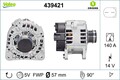 Lichtmaschine Generator Lima VALEO ORIGINS - NEW O.E. TECHNOLOGIE 439421 für VW