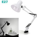 E27 Schreibtischlampe Gelenkarm Leselampe Arbeitsplatzleuchte Lampe Klemmleuchte