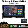 Für Mercedes Benz C Klasse W204 S204 2006-2011 Android 13 Auto GPS BT Radio Ster