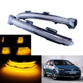 Klar Weiß Linse LED Außenspiegel Spiegelblinker für VW Golf 7 VII 5G Touran 5T1