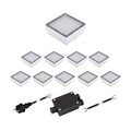 LED Pflasterstein Bodeneinbauleuchte CUS für außen, IP67, eckig, 15 x 15cm,