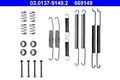 ATE Bremsbacken Zubehörsatz Für SKODA VW SEAT Octavia I Roomster Inca 1J0698545