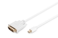 mini DisplayPort Adapterkabel - miniDP - DVI 24+1 - Full-HD 1080p/60Hz - Disp...