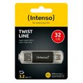 Intenso Twist Line 32 GB USB 3.2 OTG 32GB USB-C und USB-A 3539480 anthrazit OVP