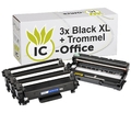 3x Toner + Drum kompatibel zu Brother TN2420 DR2400 XL MFC-L2710DN L2710DW L2712