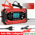 10A Autobatterie Ladegerät Intelligentes Batterieladegerät 12V/24V KFZ PKW LKW