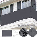 Balkon Sichtschutz Wetterfester Balkonabdeckung PES UV-Schutz Balkonverkleidung