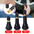100x TR412/TR413/TR414 Gummiventil Reifenventil Autoventil Felgenventile