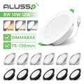 LED Panel Einbaustrahler Einbauleuchte Deckenleuchte Flach Rund Ultraslim IP44