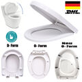 Toilettendeckel mit Absenkautomatik WC Sitz Deckel Toilettensitz Klodeckel 0/D