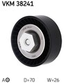 SKF Spannrolle, Keilrippenriemen VKM 38241 für BMW