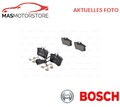 SATZ BREMSBELÄGE BREMSKLÖTZE HINTEN BOSCH 0 986 494 598 P NEU OE QUALITÄT