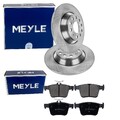 MEYLE BREMSENSET 300mm HINTEN passend für VW GOLF 7 PASSAT TIGUAN TOURAN ARTEON