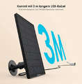 Solarpanel für den Außenbereich. | mit Schnittstelle USB. Handy wiederaufladbar.