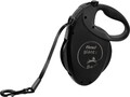 Flexi® Giant Gurtleine Black Edition | Rollleine für Hunde | Größe L - 8 m Gurt