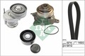 Schaeffler INA Wasserpumpe + Keilrippenriemensatz 529 0534 30 für AUDI SEAT