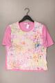 ⭐ Lucia Shirt mit Pailletten für Damen Gr. 44, XL Kurzarm pink aus Polyester ⭐