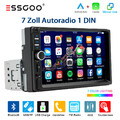 7" Single 1 DIN Autoradio Apple Carplay Android Auto MP5 AUX USB TF BT SWC FM SD