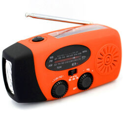 3in1 -Notfall Solar Handkurbel Dynamo AM/FM Radio LED Taschenlampe USB Ladegerät