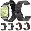 Klassisch Leder Uhrenarmband Armband Für Huawei Watch Fit 3 Smartband Ersatzband
