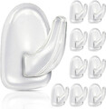 10 Stück Klebehaken Transparent Extra Stark Selbstklebend für Bad Küche