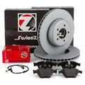 Zimmermann FORMULA F Bremsscheiben Beläge Sensor für BMW E60 E61 525-550 vorne