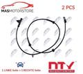 ABS SENSOR DREHZAHLFÜHLER PAAR NTY HCA-NS-069 2PCS V FÜR NISSAN MICRA III,NOTE