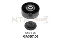 SNR GA357.06 Umlenk-/Führungsrolle, Keilrippenriemen für Vw Seat Audi Skoda Ora