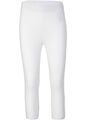 Capri-Leggings mit Komfortbund Gr. 36/38 Weiß Damenleggings Hose Pants Neu