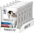 Perfect Fit Katzentrockenfutter reich an Huhn,Lachs, Truthan 6 Beutel, 6x750g,