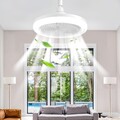 Deckenventilator mit Beleuchtung, LED, Fernbedienung, dimmbar, 30W