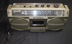 Sharp GF-4343H Stereo Radio Castette Recorder Vintage