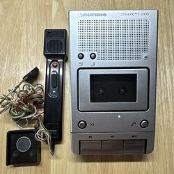 GRUNDIG Stenorette 2300L Diktiergerät + UNGETESTET