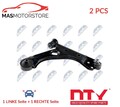 LINKS RECHTS QUERLENKER SATZ VORNE OUTER NIEDRIGER NTY ZWD-PL-022 2PCS V NEU