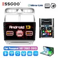 9" Android 13 2+64G Carplay Autoradio Für Peugeot 307 2002-2013 GPS NAV RDS Wifi
