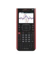 Texas Instruments Ti Nspire CX II-T CAS Grafikrechner, Schwarz/Rot, mit Hülle