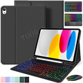 Beleuchtete Tastatur Hülle Maus Für iPad 11 10 9 8 7 6th Air 6 5 4 M3 11" 2025