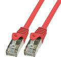 2m CAT.6 Patchkabel Netzwerkkabel SFTP rot LAN Ethernet DSL RJ45 Kabel 